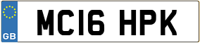 Truck License Plate